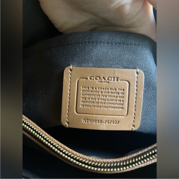 COACH Margot Caryall Crossgrain Leather Satchel Bag - Picture 8 of 9